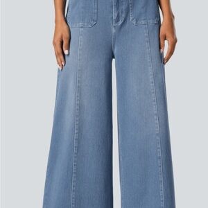 HALARA Flare Wide-Leg Denim Jeans